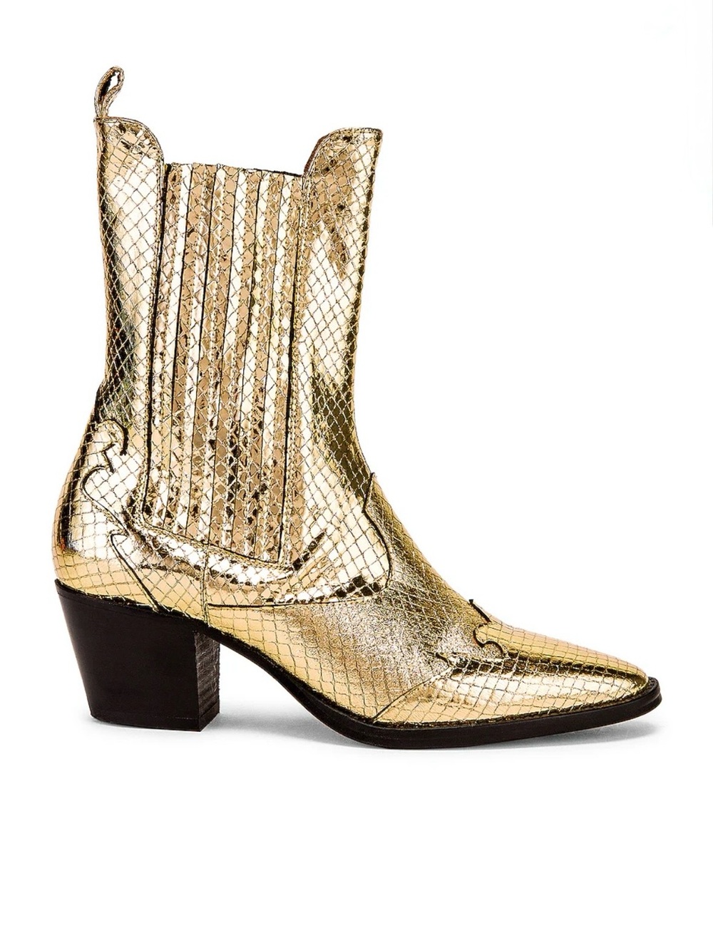 Paris Texas Atlanta Metallic Beatles Boot